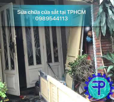 sửa cửa sắt