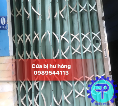 sửa cửa sắt tại nhà