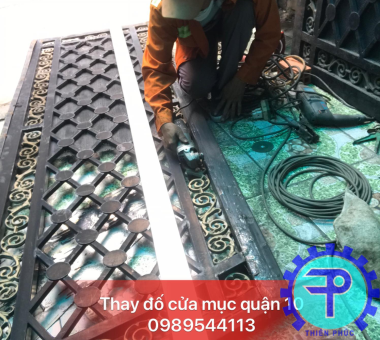 sửa cửa sắt tại nhà