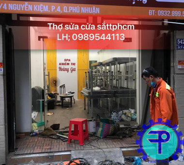sửa cửa sắt tại nhà